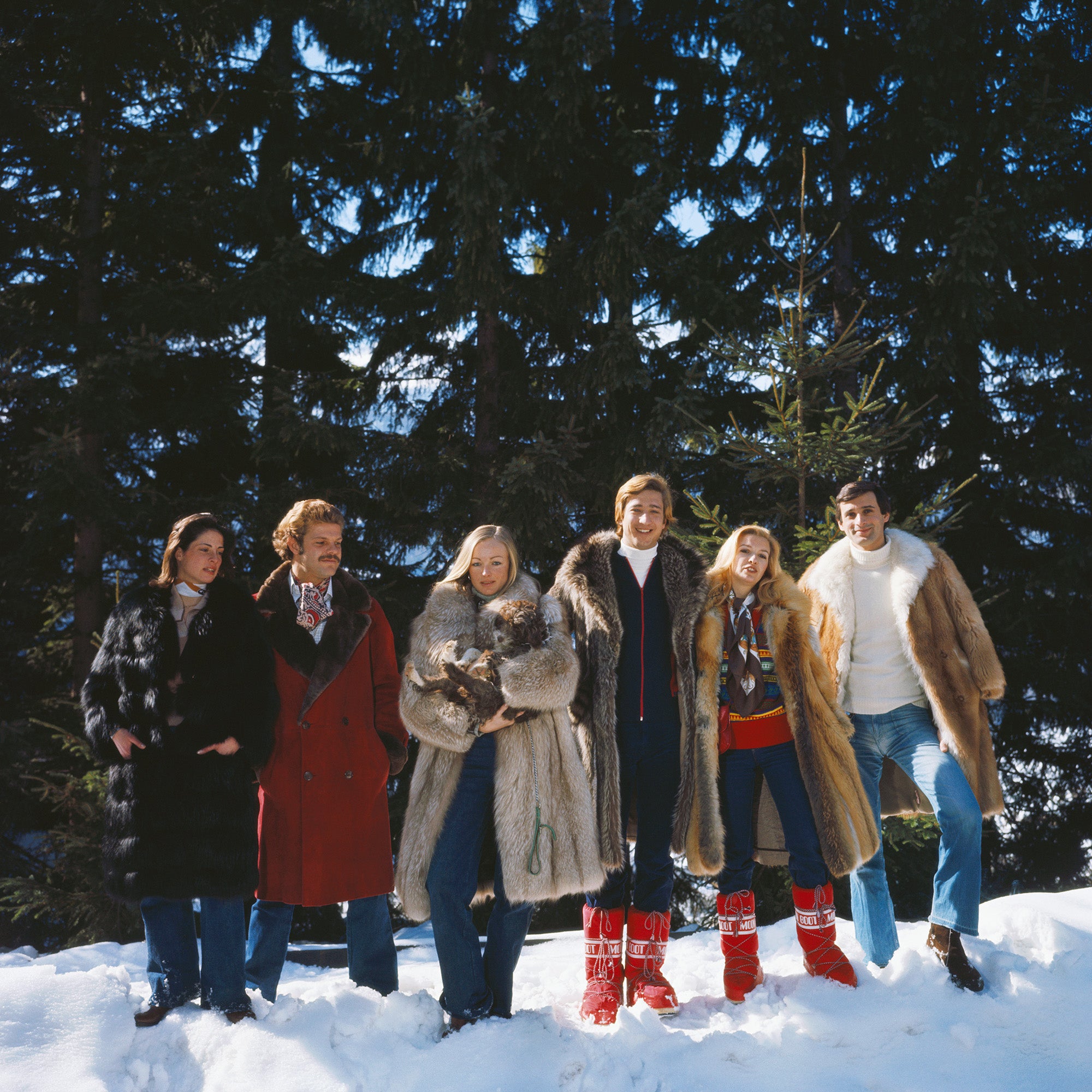 Guests At The Furstenberg Villa