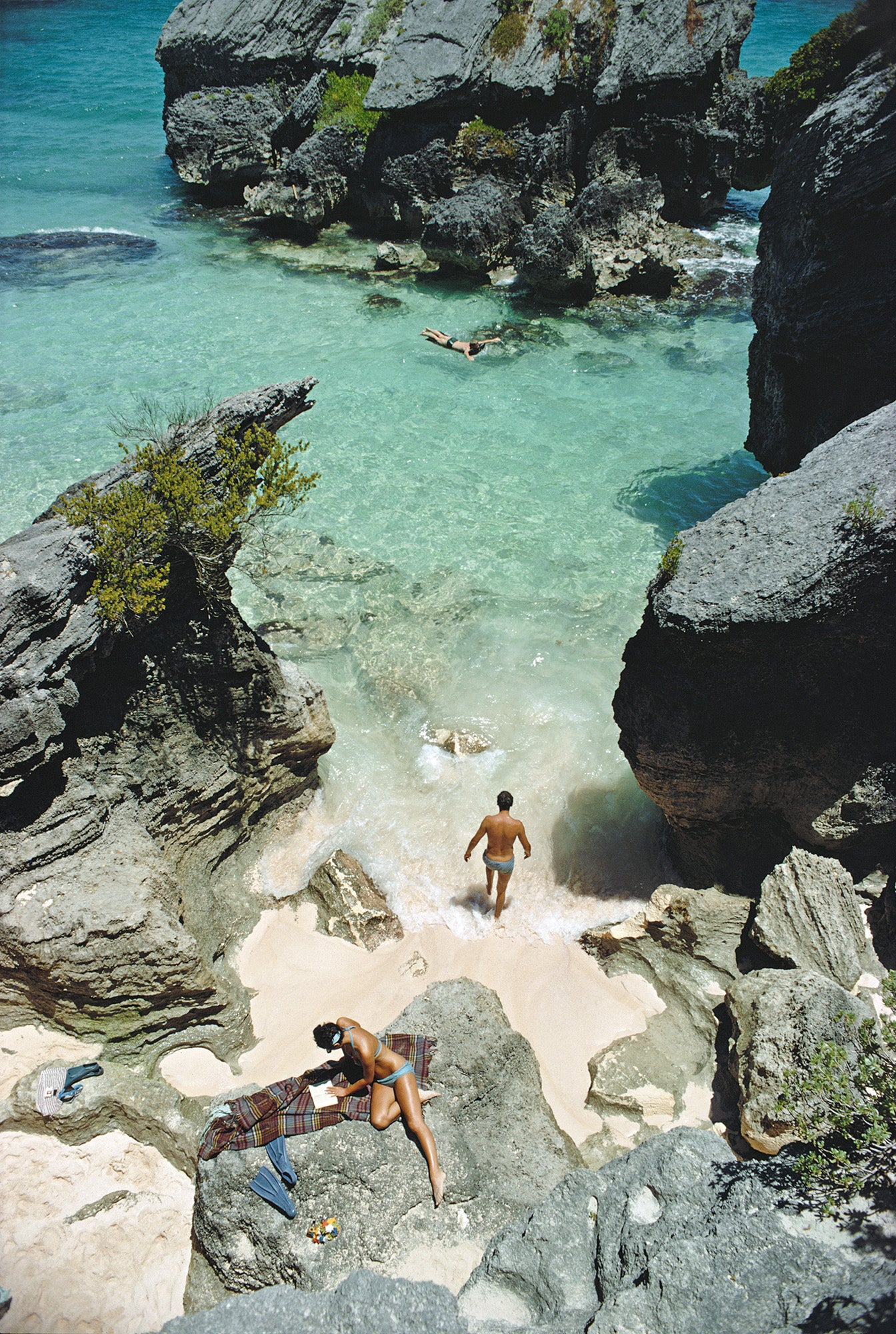 Holidaymakers in Bermuda