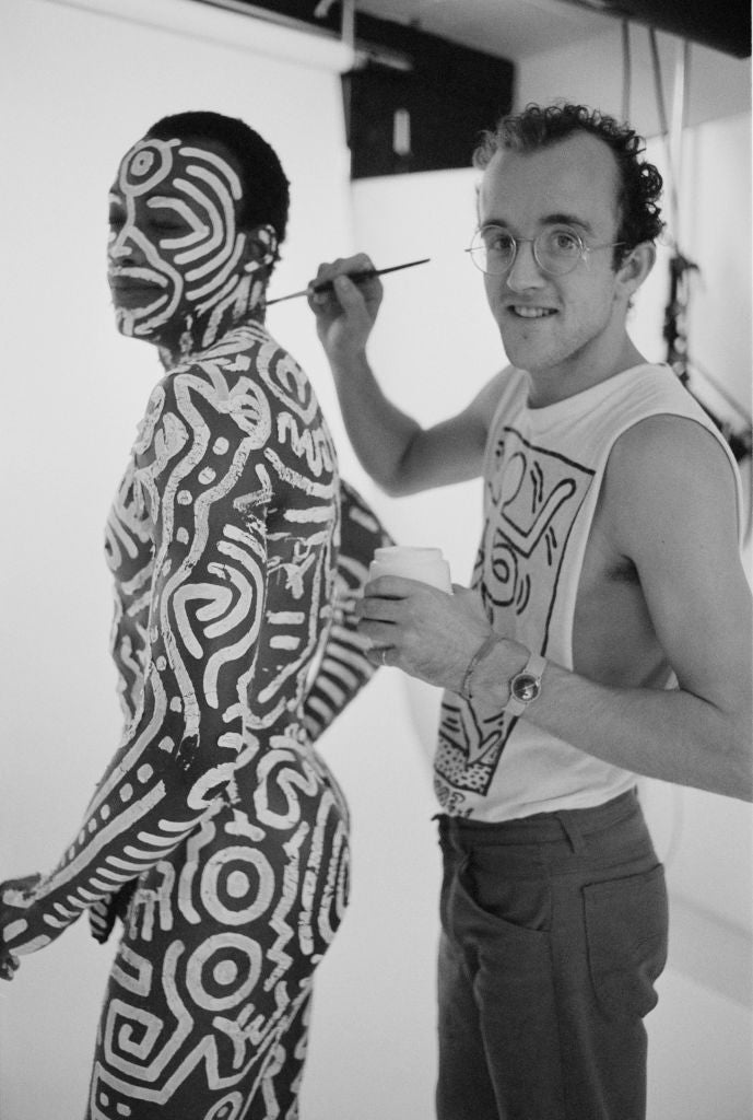 Keith Haring and Bill T. Jones