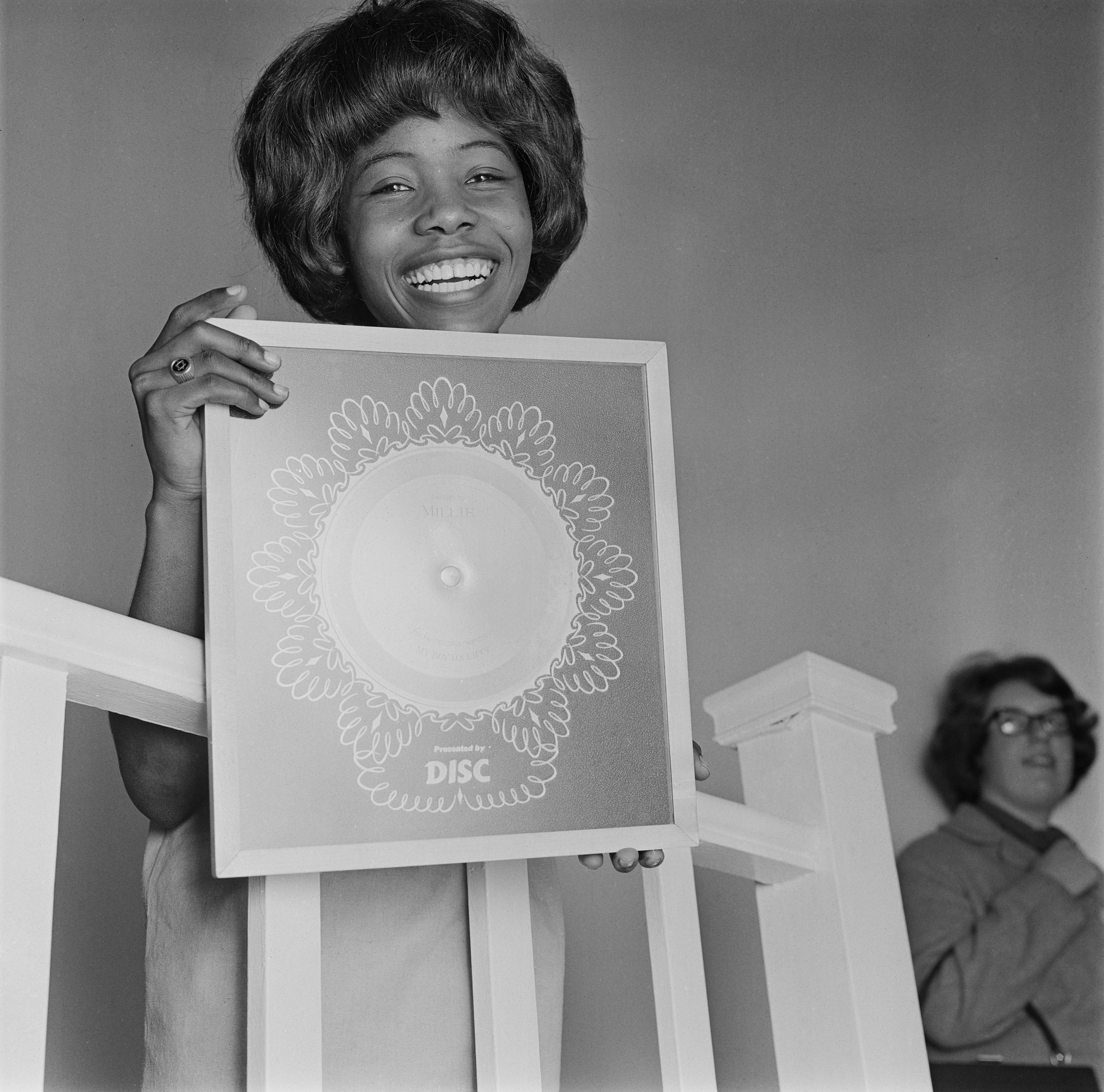 Millie Wins A Silver Disc