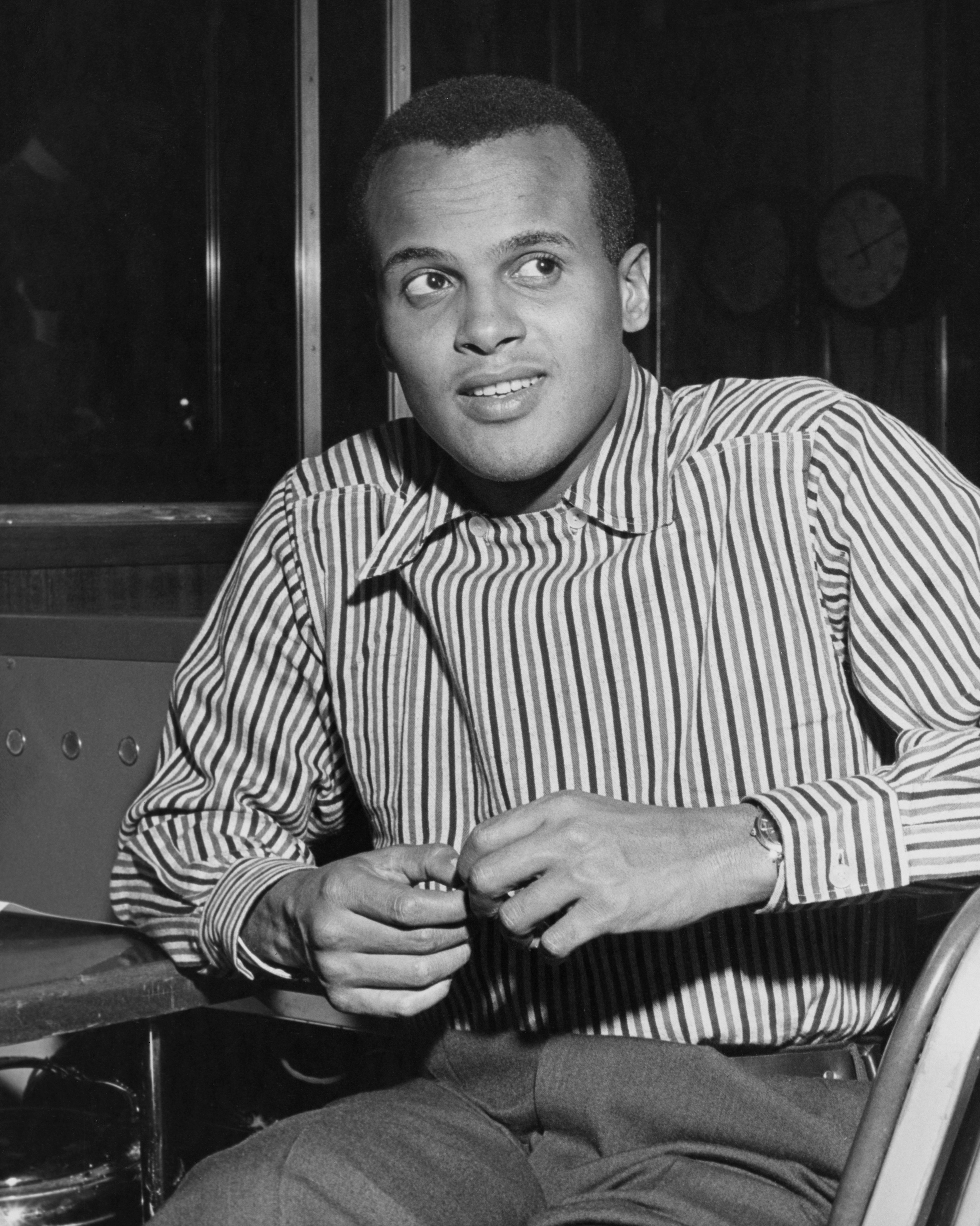 Harry Belafonte In The Studio