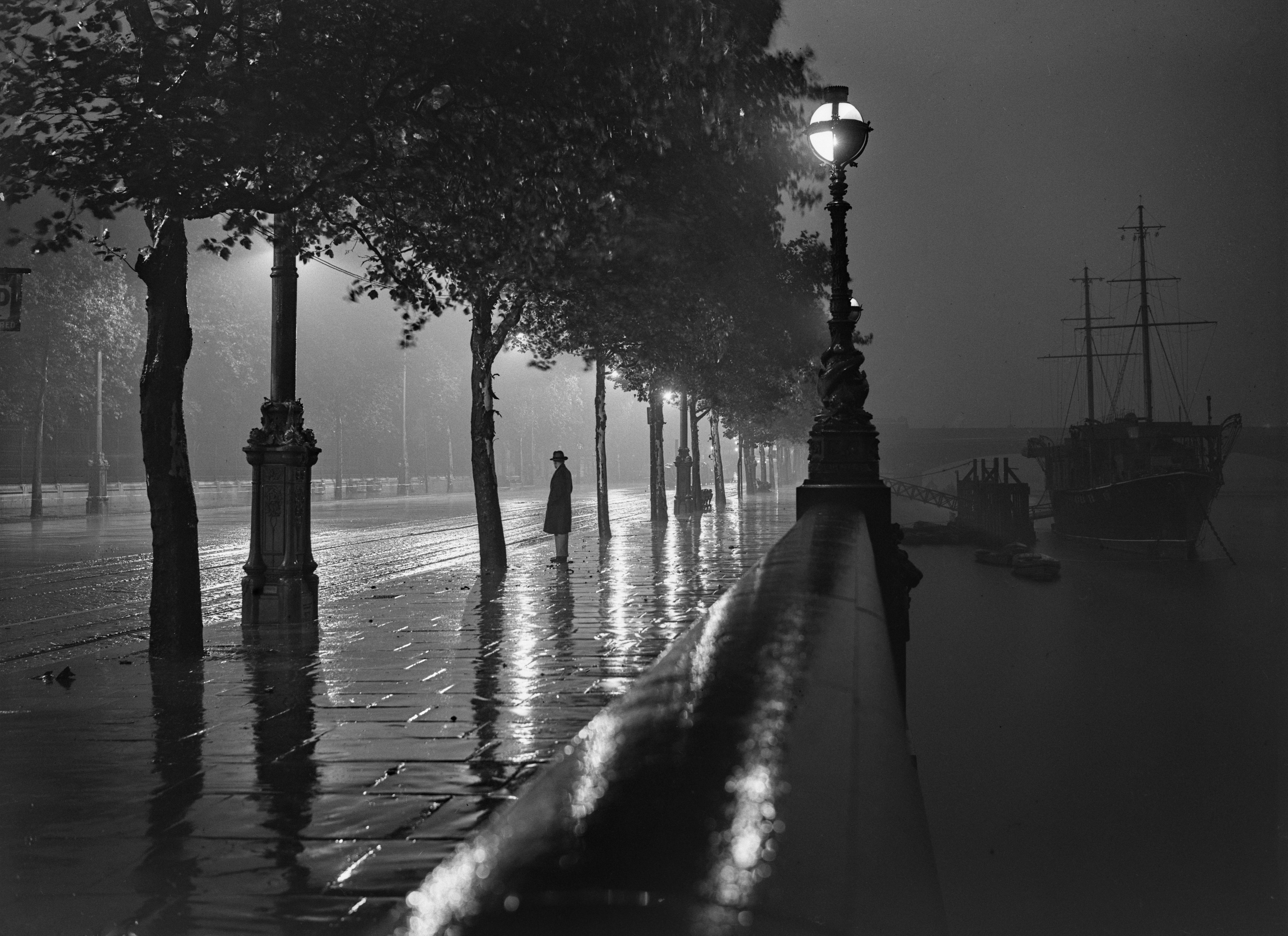 Rainy Embankment