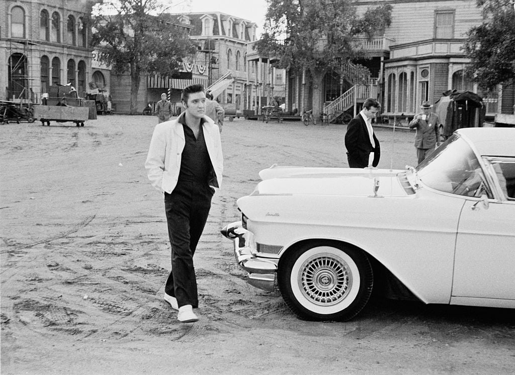 Elvis  Presley On Set