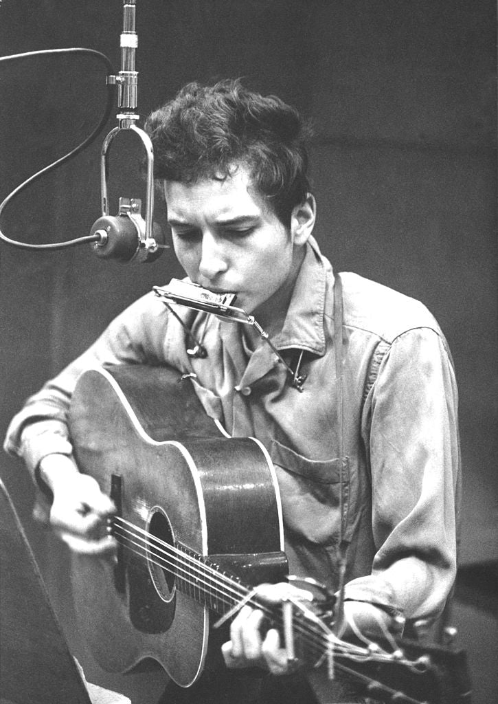 Bob Dylan Records First Album