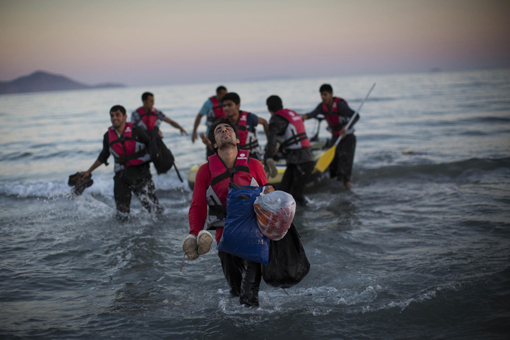 Migrants Arrive in Greece fine art photography
