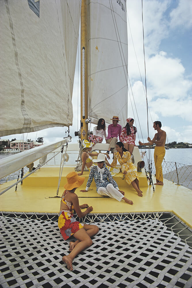 A Colourful Crew from Slim Aarons Islands fine art photography
