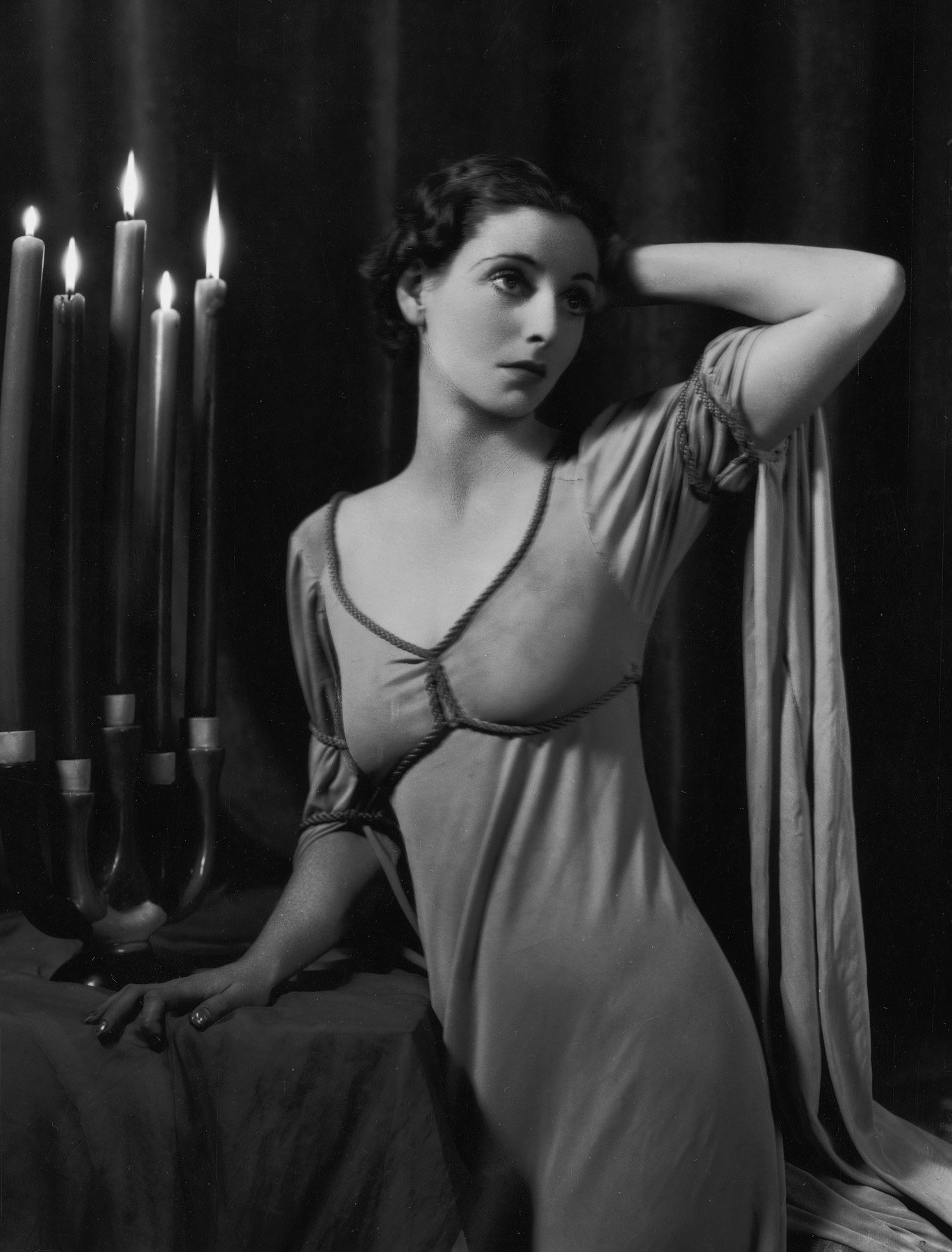 Lady And The Candles fine art photography
