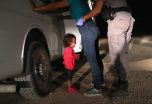 Crying Girl on the Border