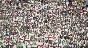 England fans celebrate