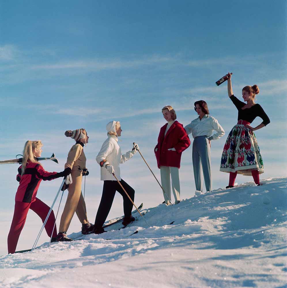 Skiing Party fine art photography