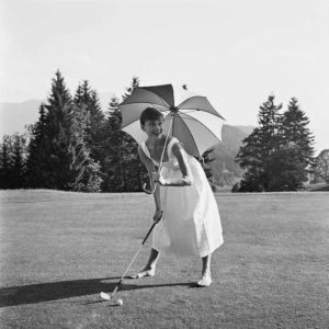 Golfing Hepburn