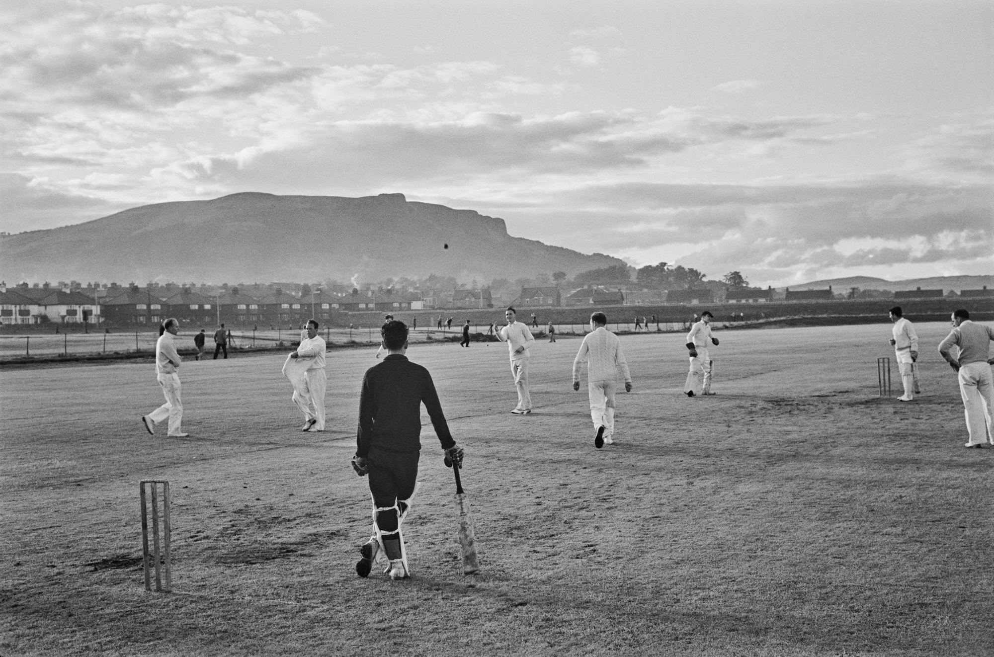 Cricketers On The Pitch fine art photography