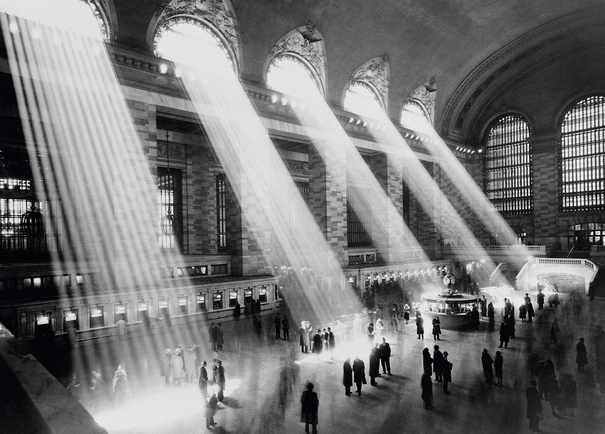 Sun Beams Into Grand Central Station fine art photography