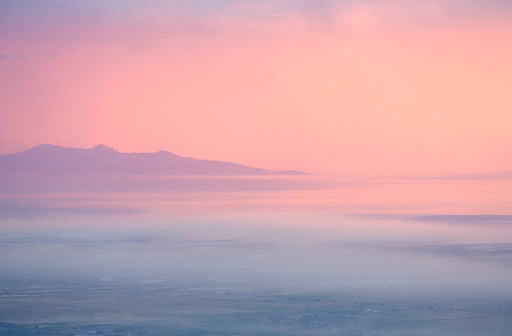 Great Salt Lake and Antelope Island. Utah. USA. fine art photography
