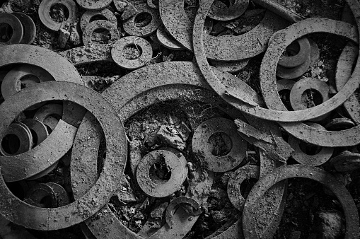 Industrial Spare Parts Scrapped fine art photography