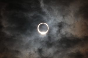 eclipse of the sun like ring