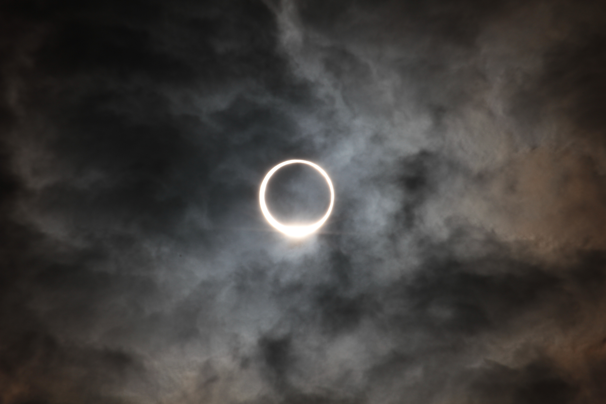 eclipse of the sun like ring fine art photography