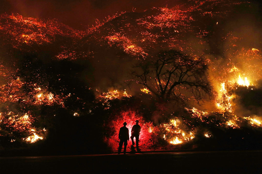 Firefighters (Thomas Fire) fine art photography